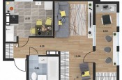 Продажа 1-комн. квартиры в новостройке, 35.98 м², этаж 1 из 10